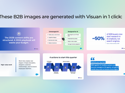 These B2B images are generated with Visuan in 1 click: