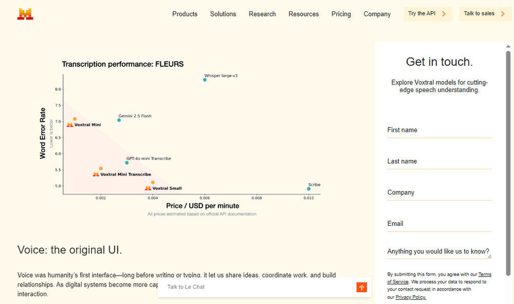 Voxtral Screenshot 1
