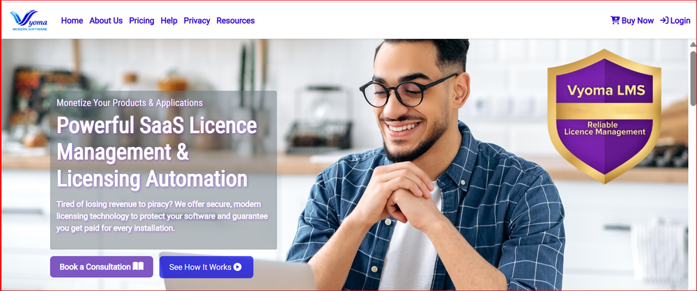 home page