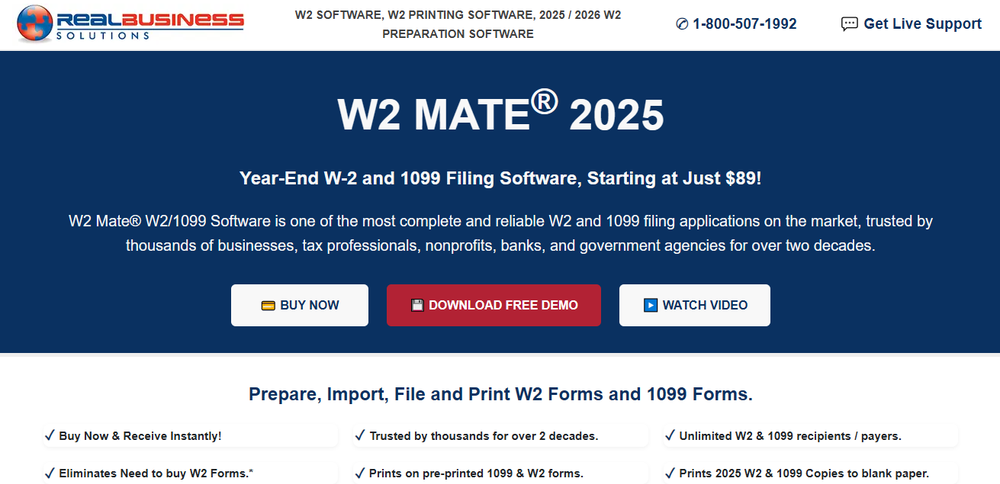 W2 Mate Screenshot 1