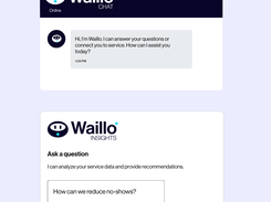 Waillo chat and insights