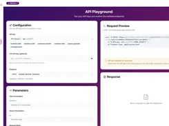 Super easy connection to our system through our REST API