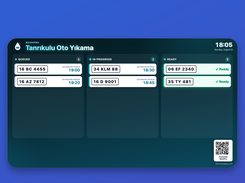 Turn the TV in your business into a live queue display with estimated delivery times