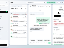 One inbox for every channel: WhatsApp, Instagram, Messenger, Telegram, email and website chat