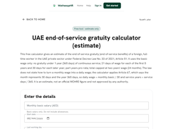 Gratuity calculator