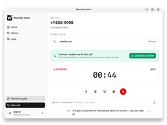 Attended Transfer — caller on hold, ready to connect