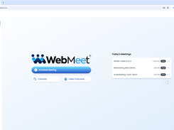 Use the WebMeet® Dashboard to stay organized, schedule meetings quickly, and manage your daily activity from one central place.
