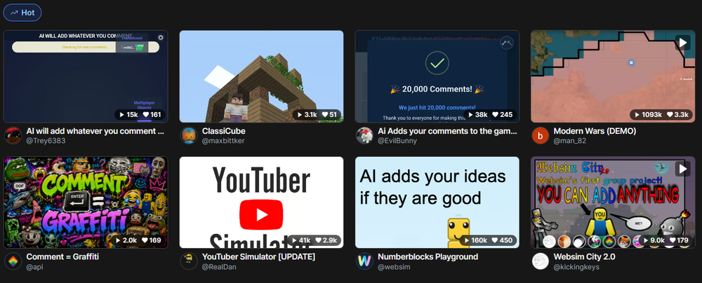 Websim Screenshot 1