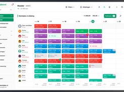 Create and manage staff schedules in the Werktijden.nl web app. Schedule employees, shifts, and departments with a clear overview, and track hours, availability, and changes.