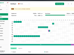 Track leave with the digital leave tracker from Werktijden.nl. View accrued and taken hours, available vacation days, and scheduled leave periods in a single overview.