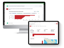 The Boss’s Overview and Smart Reports This gives the boss a quick look at the company’s bottom line without making them dig through paperwork. It combines a natural language search tool called Assist IQ, where you just type a normal question to get an instant bar chart, with easy-to-read boxes showing total revenue, active customers, and invoices. It lays out all your sales, maps, and numbers on one screen so you can easily see if you're making a profit.