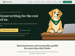 WinAGrant finds grants your small business or nonprofit could win and writes the applications for you.
