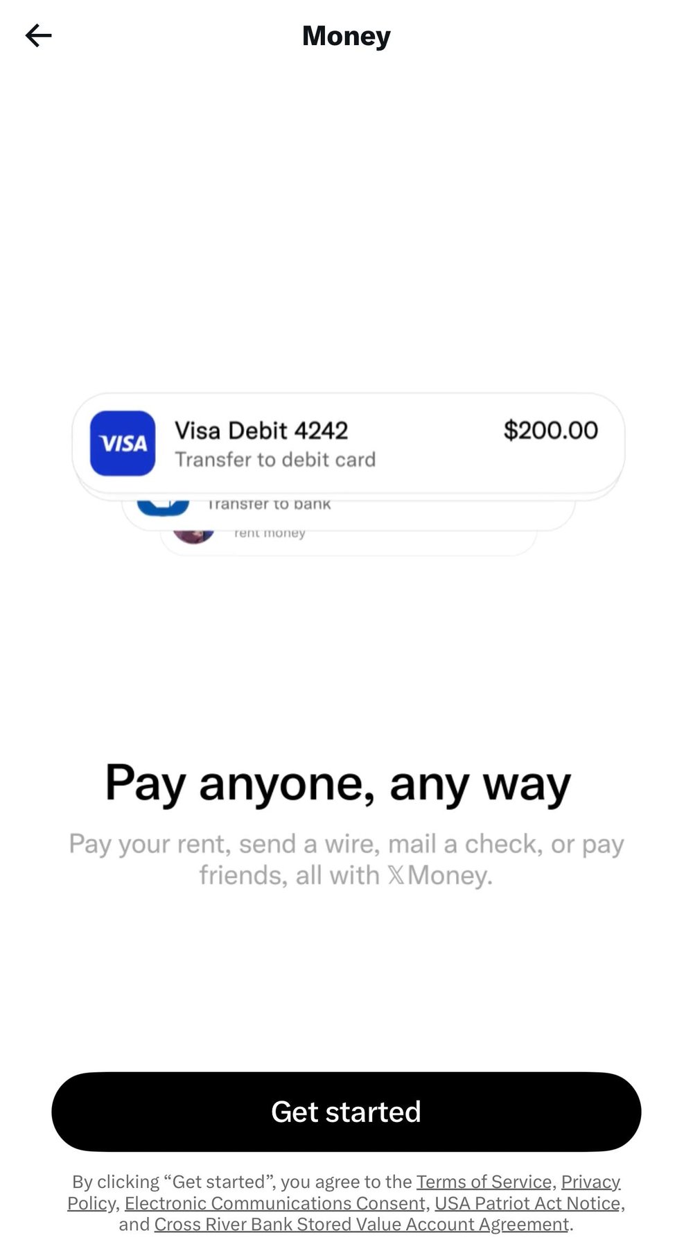 X Money Screenshot 1
