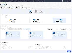 ConvertKit–Zoho CRM sync settings with direction, modules, frequency, and conflict controls.