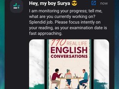 Notification alert