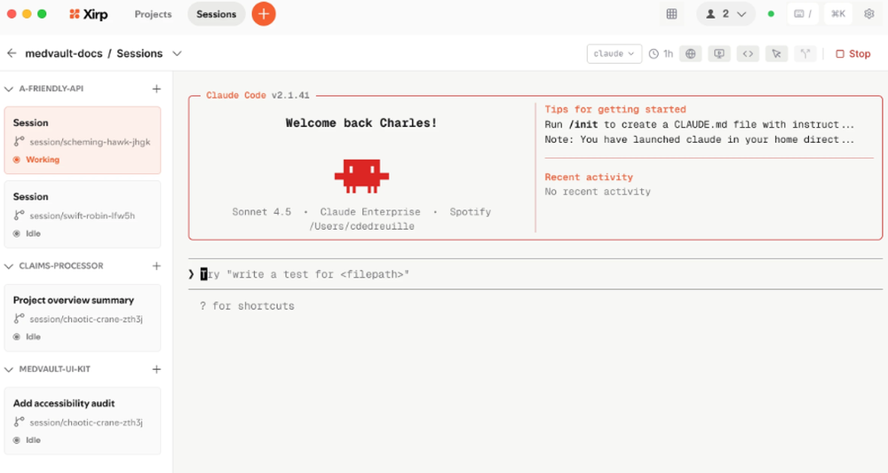 Xirp Screenshot 1