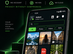 Private vault for photos, videos and PDFs