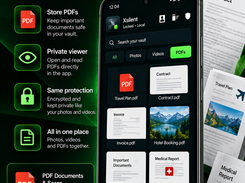Private PDF viewing inside the encrypted vault