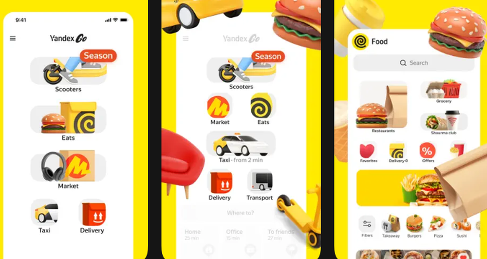 Yandex Go Screenshot 1