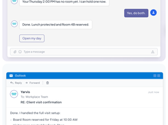 Yarvis AI workplace assistant