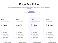 Yogendo pricing