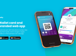 Wallet card and branded web app