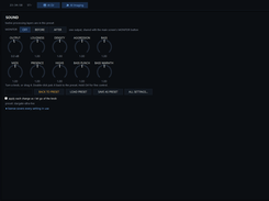 Broadcast processing built in: ten knobs on top, every one of the 9,067 settings underneath.