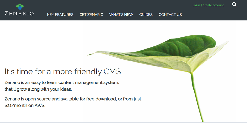 Zenario CMS Screenshot 1