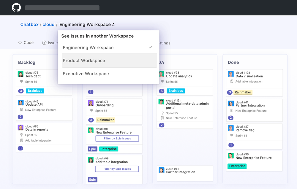ZenHub Workspaces