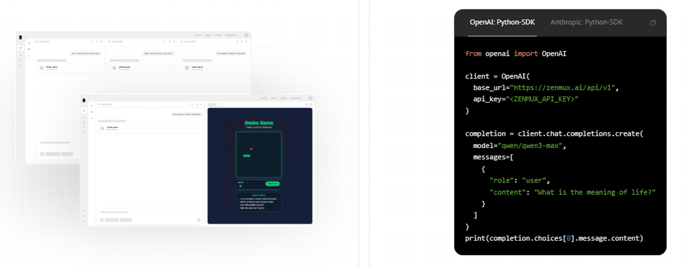 ZenMux Screenshot 1