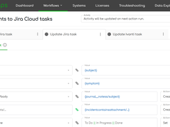 The ZigiOps mapping screen allows users to precisely define how data fields are mapped and transformed between systems.