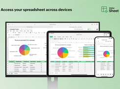 Zoho Sheet for web, Android, and iOS devices