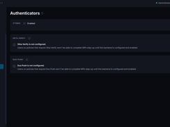 MFA provider configuration