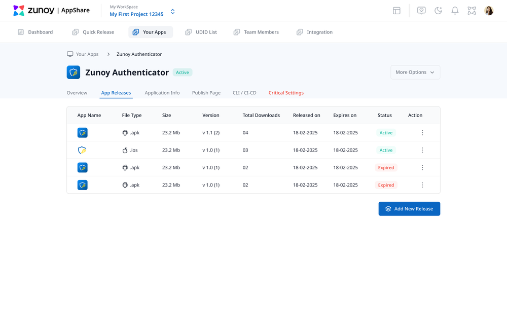 Zunoy AppShare Screenshot 1