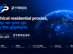 Ethical residential proxies, pay-as-you-go by the gigabyte